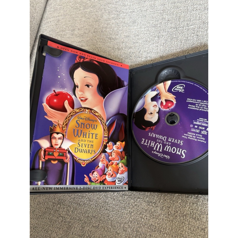 Disney DVD Lot Of 4 Platinum Edition 2 Disc Set Little Mermaid Snow White Alice - Picture 7 of 16